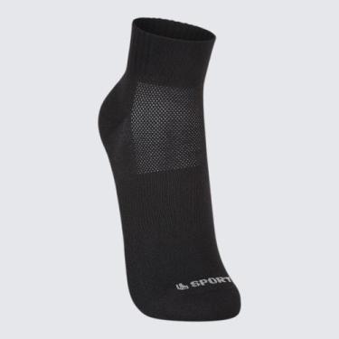 Imagem de Meia Lupo Lsport Rio Movimento Cano Curto Preta, Preto, 37a40