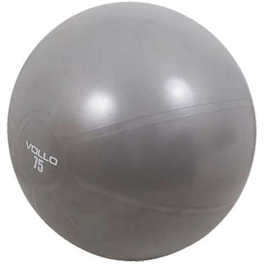 Imagem de Bola Suíça para Pilates e Yoga Gym Ball com Bomba 75cm Vollo
