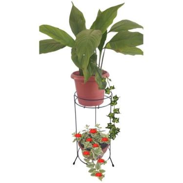 Imagem de Suporte Para Plantas De Chão Floreira Torre 2 Vasos - CS Suport's com 