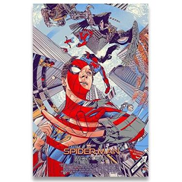 Imagem de Poster Decorativo 42cm x 30cm A3 Brilhante Homem Aranha Spider b4