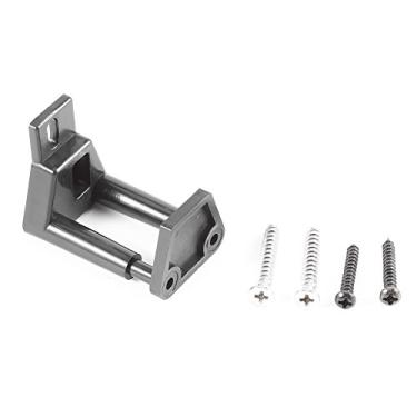 Imagem de Yosoo Guia de piso de porta de celeiro, guia de piso de plástico para permanecer na parede, ferragem de porta de celeiro deslizante com parafusos portas de celeiro, suporte inferior fica liso no chão