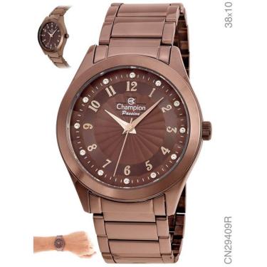 Imagem de Relogio Champion Feminino Chocolate Cn29409r
