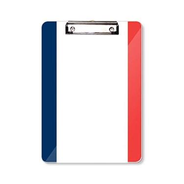 Imagem de Prancheta de pasta com bandeira nacional da França A4