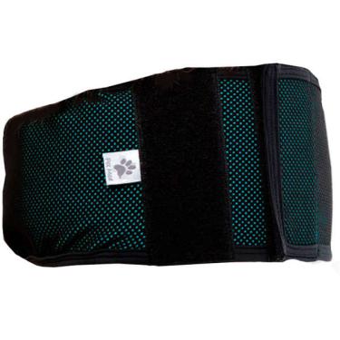 Imagem de Protetor Higiênico Pet Med Verde para Fraldas de Cães Machos - Tam. 02
