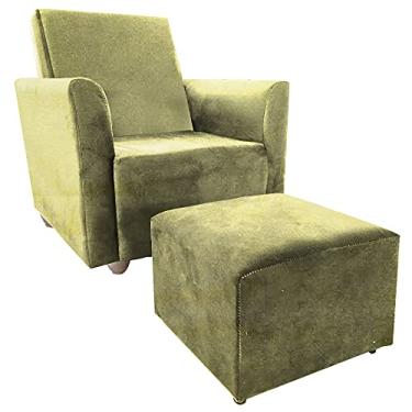 Imagem de Poltrona Infantil Angel + Puff Amarelo - Moveis Aguias