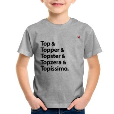 Imagem de Camiseta Infantil Top & Topper & Topster & Topzera & Topíssimo - Foca