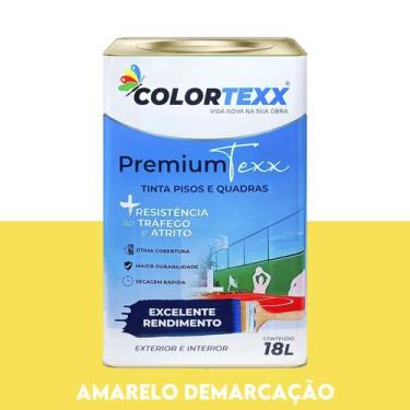 Imagem de Tinta Piso 18 Litros - Premium texx muros, pisos e quadras lavável Pro