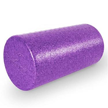 Imagem de ProsourceFit Rolos de espuma de alta densidade 30,5 cm de comprimento, massageador atlético de corpo inteiro firme para alongamento nas costas, ioga, pilates, liberação de ponto de gatilho pós-treino, roxo