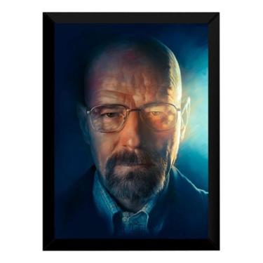 Imagem de Quadro Walter White Breaking Bad Arte Moldura Grande 42x29cm - Fanarte