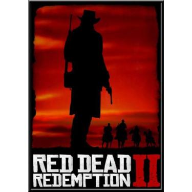 Imagem de Quadro Red Dead Redemption 2 Game Arte 42x29cm - Fanarte