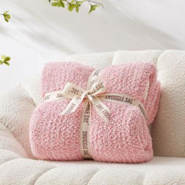 Imagem de Throw Blanket Snuggle Sac Buttery Pink Reversível 125x178cm