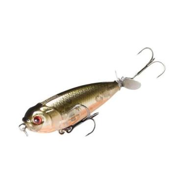 Imagem de Isca de Pesca Flutuante 8.8g 55mm - Hélice Popper com Rotação de Cauda