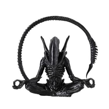 Imagem de Estatua Alien Yoga Xenomorph  Decoração Colecionável e Modelo de Brinq