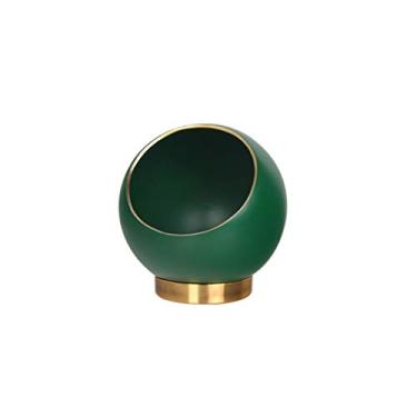 Imagem de Decoração de mesa criativa de luxo decoração de mesa ornamentos sala de estar mesa de café caixa de armazenamento lata de lixo tigela lanche suporte de prato de frutas secas decoração oficial de mesa