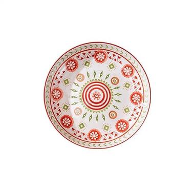 Imagem de Lata de lixo Prato de Jantar Simples Romântico Creme Cerâmica Cameo Chá da Tarde Prato de Sobremesa para Casa Prato de Frutas para Cozinha Restaurante Banquete