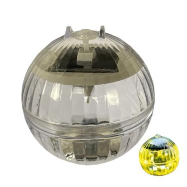 Imagem de Luzes flutuantes para piscina, lâmpada LED de lagoa multicolorida, sensor inteligente, luzes flutuantes que mudam de cor para decoração de quintal, jardim, pátio