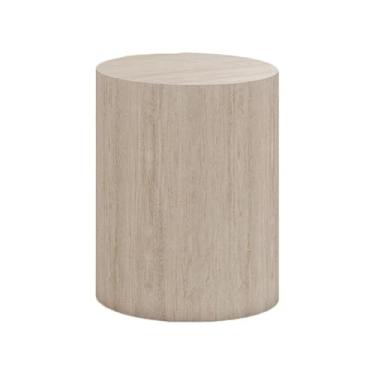 Imagem de Pedestal de cilindro redondo empilhável - Bases de exibição de 40 x 50 cm para esculturas, sobremesas e decorações de festa - adereços para eventos de casamento e pilares de pano de fundo