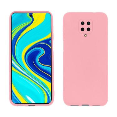 Imagem de Capa protetora de silicone Smartphone Xiaomi Redmi Note 9S/Pro, rosa 