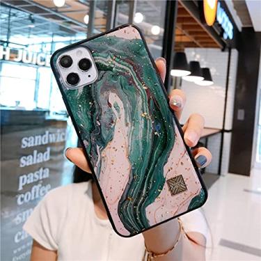 Imagem de Capa de telefone com textura de pedra de mármore e mármore brilhante para iphone 12 mini 11 13 pro xs max x xr 7 8 plus se capa macia, d36, para iphone 12 12pro