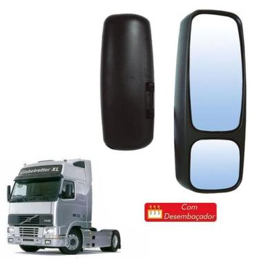 Imagem de Espelho Retrovisor Volvo Fh Nh 2005 2006 Ld Com Desembaçador - Globo
