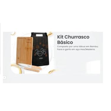Imagem de KIT Churrasco Basico personalizado a laser com sua logomarca 10 unidade