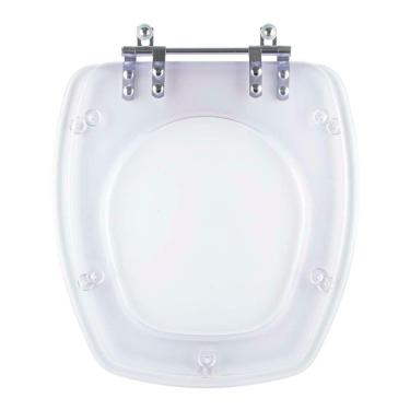 Imagem de Assento Sanitario Poliester Acrilico Transparente Thema Para Vaso Incepa 6lpf