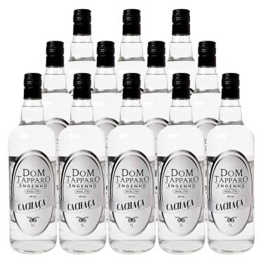 Imagem de Cachaça Nacional Branca Dom Tápparo 1l 12 Unidades