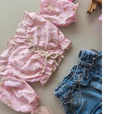 Imagem de Blusa ciganinha luxo - modinha menina