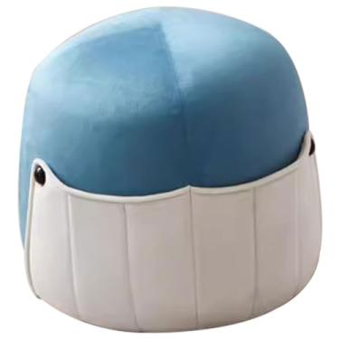 Imagem de Pufes de pé para sentar, leve, portátil, sofá, banquinho, pinguim/baleia, banquinho confortável, para entrada (baleia)