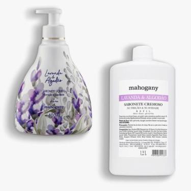 Imagem de Kit Lavanda & Algodão Sabonete Líquido - Mahogany