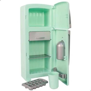 Imagem de Geladeira + Forma de Gelo e Copo Vintage Kids Brinquedo Infantil Zucat