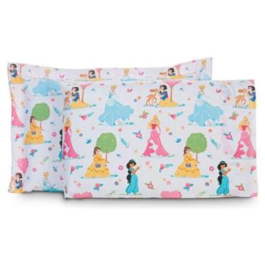 Imagem de Jogo de Cama Solteiro Infantil 3 Pçs Disney Princess Wonder Andreza