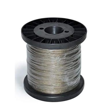 Imagem de Bobina 500mts Cabo De Aço Revestido Em Pvc 2,70mm P/Varal