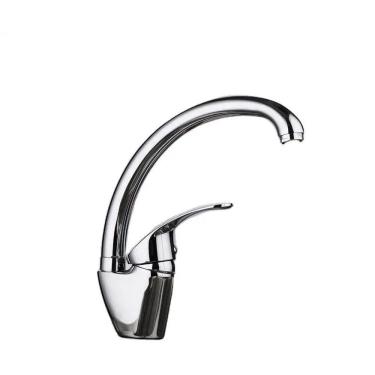 Imagem de Torneira Cozinha Monocomando Curva Cromada