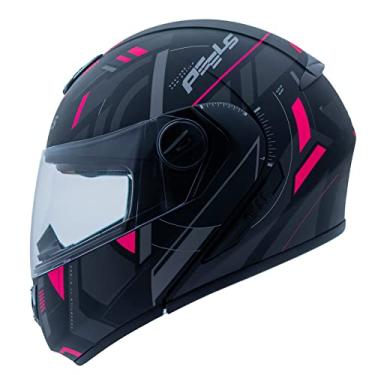 Imagem de Capacete Articulável Moto Peels U-RB2 Dynamic Preto Fosco/Pink 60