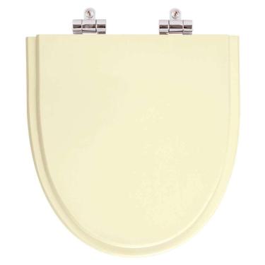 Imagem de Assento Sanitário Poliester Soft Close Studio Bone (Bege) para vaso Incepa