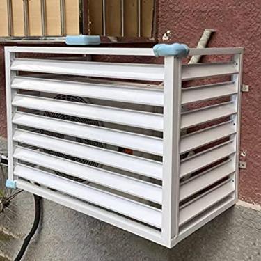 Imagem de Capa de ar condicionado externa oculta Cerca de privacidade - Grades de proteção para condicionadores de ar e bombas de calor - Rack de ar condicionado resistente às intempéries - Equipament