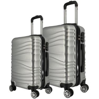 Imagem de Kit 2 Mala de Viagem Grande e Media AS67 c/ rodas 360 Graus - EAGLE, P