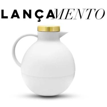 Imagem de Garrafa Térmica Italy - Branca 1L - Termopro