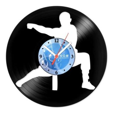 Imagem de Relógio De Parede Disco Vinil Esportes - Kung Fu - VES-037 - Modernart