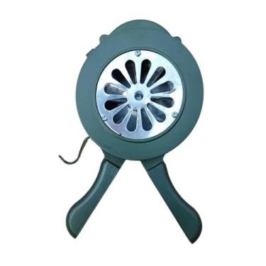 Imagem de Amagogo Alarme de manivela, alarme de aviso, alarme de incêndio portátil seguro, buzina alta, portátil para ocasiões industriais domésticas, Verde