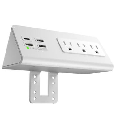 Imagem de Suporte de Mesa de Cabeceira com Power Strip e Portas USB-C