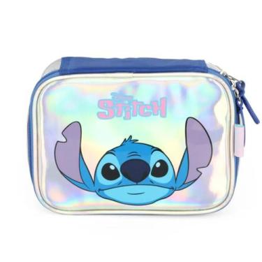Imagem de Estojo Box Metalizado Stitch Disney - Luxcel
