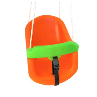 Imagem de Balanço Infantil Laranja – Brinquedo Seguro e Colorido para Bebê ou Criança Feliz