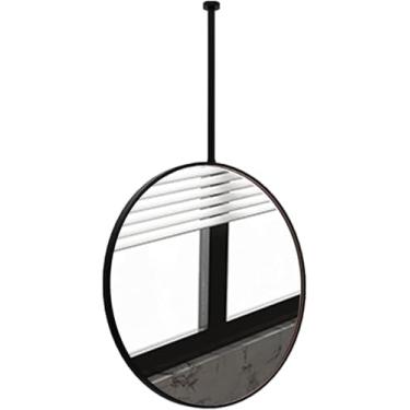 Imagem de Espelho Decorativo Para Corredor, Espelho De Parede Para Banheiro, Montado No Teto | Espelhos Pendurados Para Decoração De Parede, Espelho De Vaidade Com Moldura De, 70cm Mirror+50cm Boom