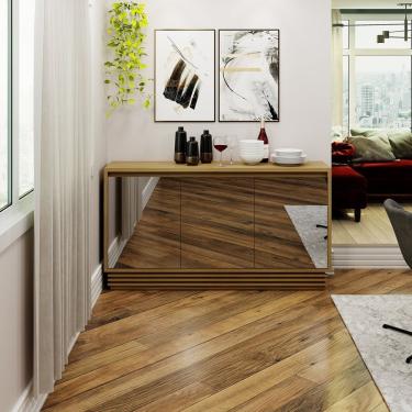 Imagem de Balcão Buffet Com Espelho Tecnomobili Natural