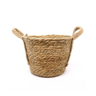 Imagem de Cesta De Fibra Natural Seagrass 20x27x27 Cm