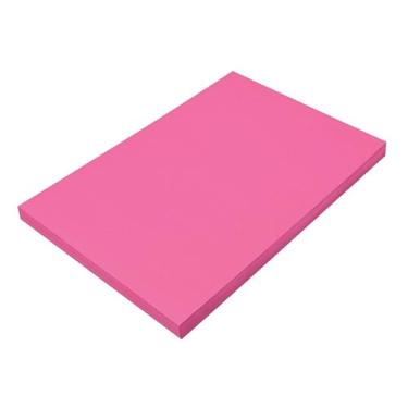 Imagem de Kit de Cartolinas Coloridas, 48x66cm, 10 Unidades, 5 Cores (Branco, Azul, Rosa, Verde, Amarelo) (Rosa)