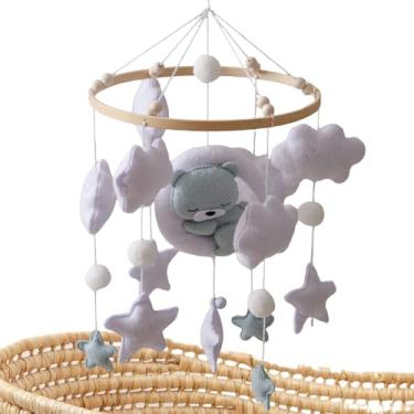 Imagem de Móbile de Berço, Móbile de Teto Ursinho Dorminhoco, Brinquedo Berço Quarto Crianças Decor Amor Garantido