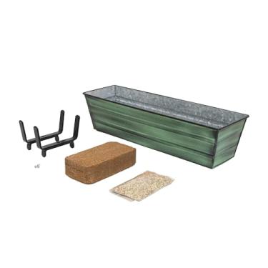 Imagem de Kit de cultivo de jardim Bloom Box, verde pequeno com suportes para grades de 2 x 4